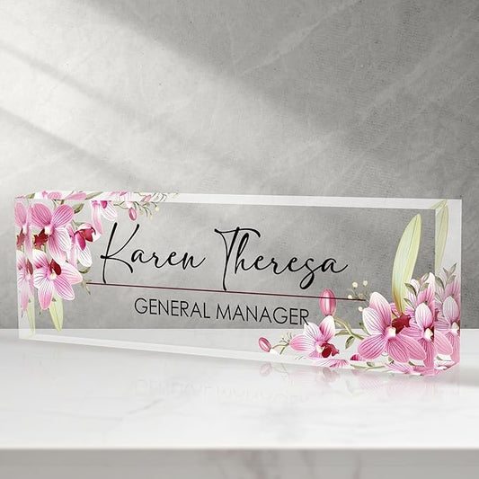Custom Office Name Plate, Personalized Gifts by Unknown
