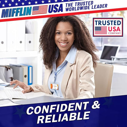 Mifflin-USA Horizontal ID Name Badge Holder, Waterproof and Resealable Plastic - Image 7