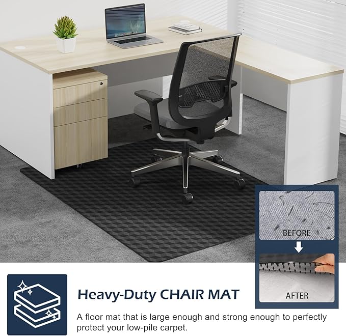 SALLOUS Chair Mat for Carpet 36" x 48" - Image 6