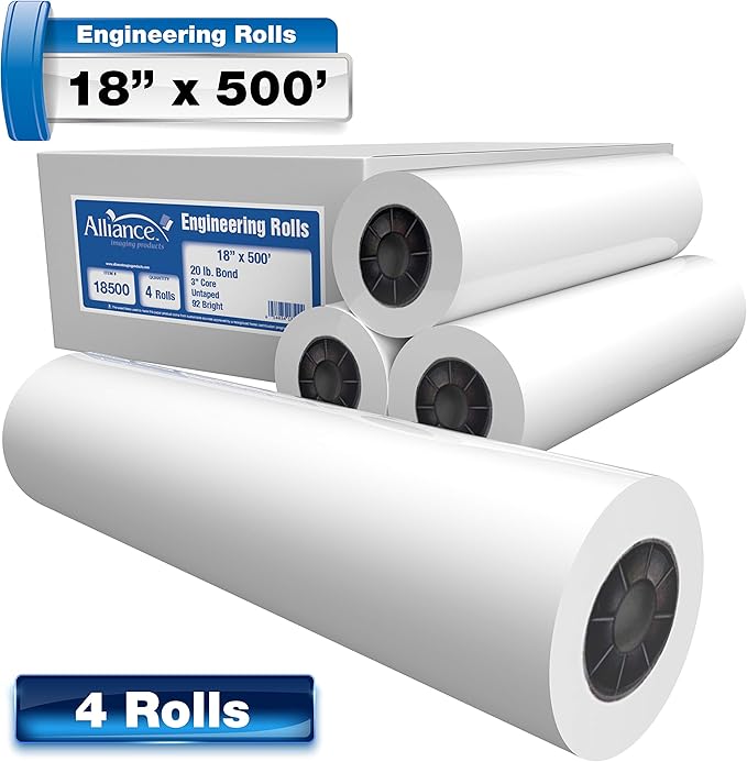 Alliance Wide Format Paper Rolls, 20lb - Image 3