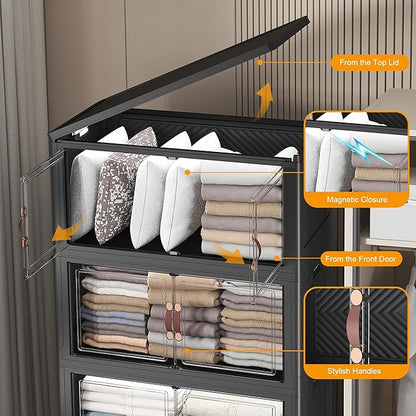 UAMFURI Extra Large Stackable Storage Bins - Image 6