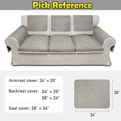 Couch Arm Covers, Waterproof Armrest Cover - Image 6