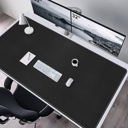 CENNBIE Leather Desk Mat, Extended Non-Slip Mouse Pad, Waterproof PU Leather - Image 5