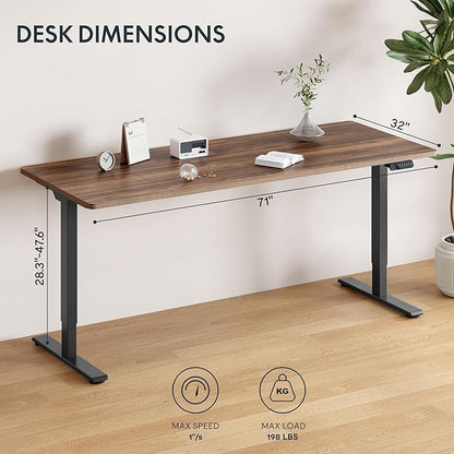 FLEXISPOT 79x32 Inch Large Dual Motor Electric Standing Desk, Creative Studio - Image 2