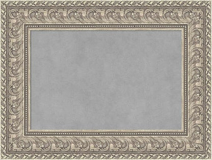 Amanti Art Silver Framed Magnetic Board 19x25 Small Vision Board by AmantiArt