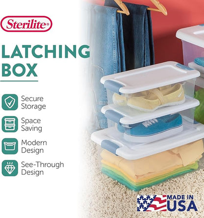 Sterilite 36-Pack Latching Box, Under Bed Storage Bins - Image 3
