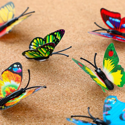 50Packs Decorative Push Pins for Cork Board Butterfly Push Pins for Board - Image 5