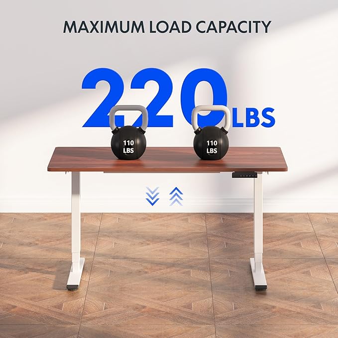FLEXISPOT E6 3-Stage Dual Motor 60 x 24 Electric Standing Desk Sit Stand Up Desk - Image 8