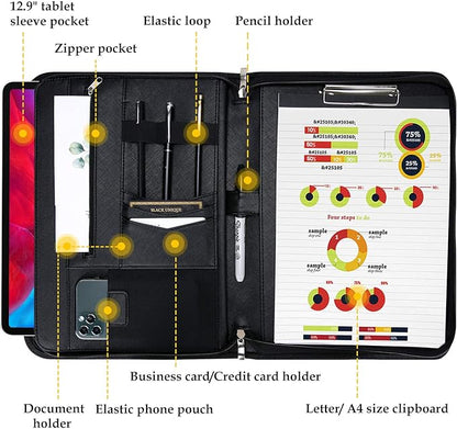 ProCase Portfolio Business Padfolio Folder - Image 3