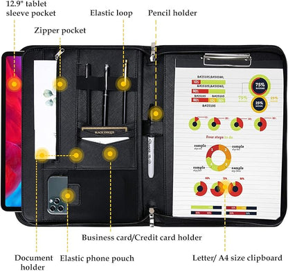 ProCase Portfolio Business Padfolio Folder - Image 2