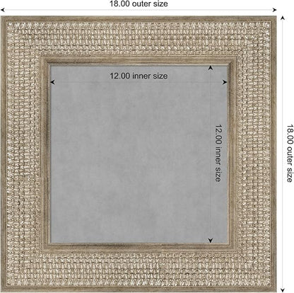 Amanti Art Silver Framed Magnetic Board 18x18 X-Small Vision Board - Image 4
