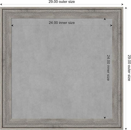 Amanti Art Grey Framed Magnetic Board 29x29 Medium Vision Board - Image 3
