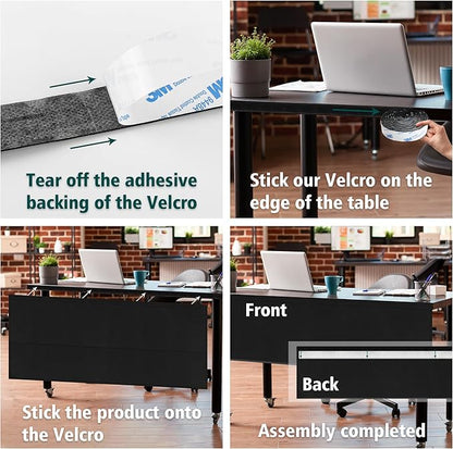 EcoBrisa 60" Under Desk Privacy Panel - Image 4