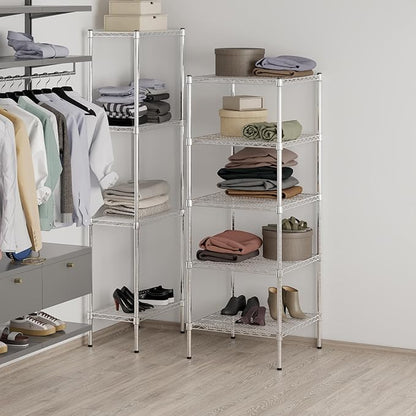 Regal Altair 24" Deep x 24" Wide x 64" Height Wire Shelving Kit | 5-Tier | NSF - Image 7