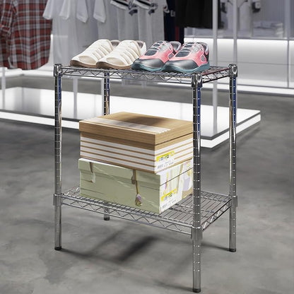 Regal Altair 14" Deep x 24" Wide x 27" Height Wire Shelving Kit | 2-Tier |NSF - Image 2