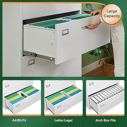 Letaya 3 Drawer File Cabinets - Image 4