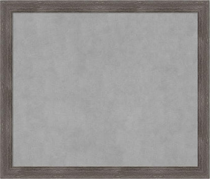 Amanti Art Grey Framed Magnetic Board 23x27 Medium Vision Board by AmantiArt
