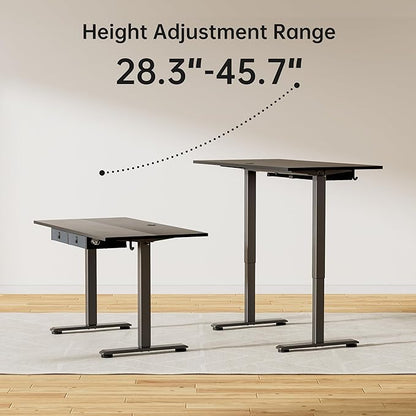Agilestic Standing Desk with 2 Drawers, Adjustable Height Electric Desk with - Image 7