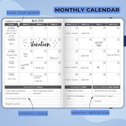 Clever Fox Planner – Undated Weekly & Monthly Planner - Image 4