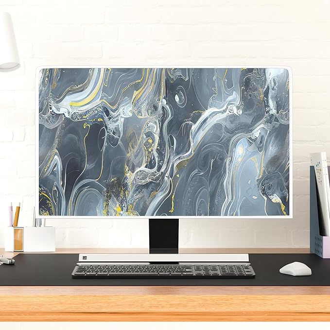 Baocicco Gray Gold Marble Waterproof 26, 28 Inch Anti-Static Dustproof - Image 4
