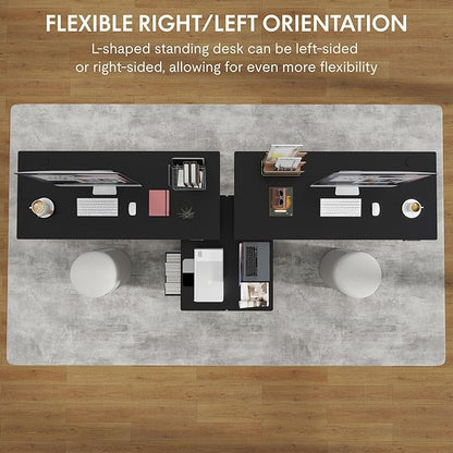 FLEXISPOT 63'' L Shaped Reversible Standing Desk - Image 5
