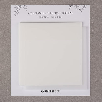 DiverseBee 50 Sheets Pastel Transparent Sticky Notes, 3x3” Clear Sticky Tabs - Image 8