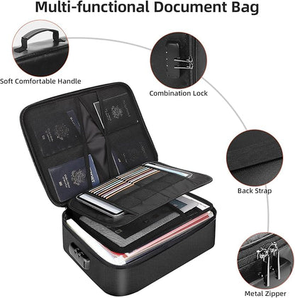 Fireproof Document Box for file organizer, Fireproof Bag for Important Document - Image 5