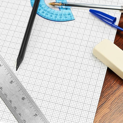 Fuyoooo 25 Sheet Graph Paper Pad 24" x 48" Large Graph 1" and 1/4" Ruled Grid - Image 6