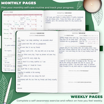 Clever Fox Self-Care Journal – Wellness & Daily Reflection Notebook – Mental - Image 3