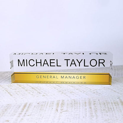 Artblox Personalized Office Desk Name Plate - Image 8