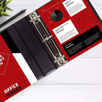3 Ring Binders, 8.5" x 11" Presentation Folder - Image 6