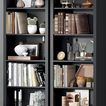 BORNOON 75" Tall Bookshelf, 6-Tier Floor Standing Bookcase - Image 6
