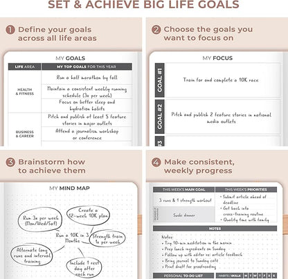 Clever Fox Dated Planner 2026-2027 – Weekly Life Planner Notebook - Image 8