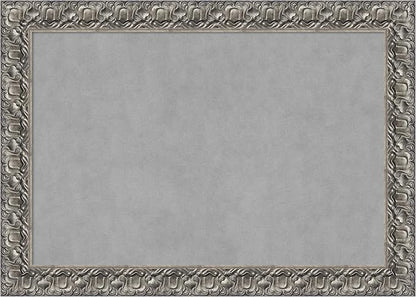 Amanti Art Silver Framed Magnetic Board 30x42 Large Vision Board by AmantiArt