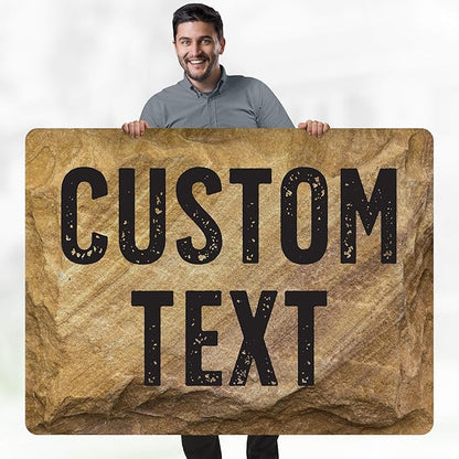 Custom Sign, Custom Street Sign, 11 Font Colors, 13 Font Styles, 4 Hole Options - Image 2