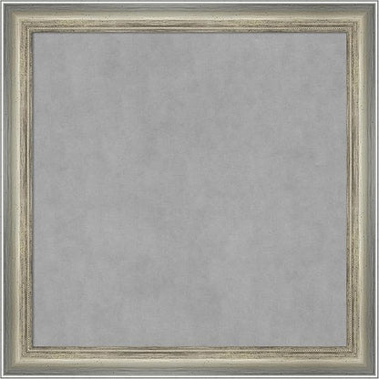 Amanti Art Silver Framed Magnetic Board 14x14 X-Small Vision Board by AmantiArt