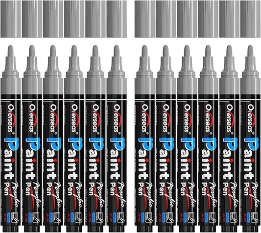 Overseas Silver Paint Pens Paint Markers by Overseas