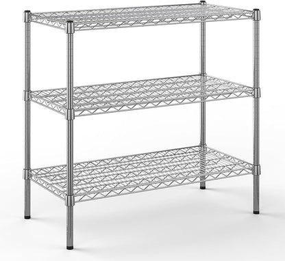Regal Altair 18" Deep x 36" Wide x 34" Height Wire Shelving Kit | 3-Tier | NSF by Regal+Altair