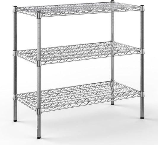 Regal Altair 18" Deep x 36" Wide x 34" Height Wire Shelving Kit | 3-Tier | NSF by Regal+Altair