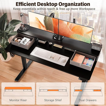 Kingant 55 x 24 Inch Electric Standing Desk - Image 5