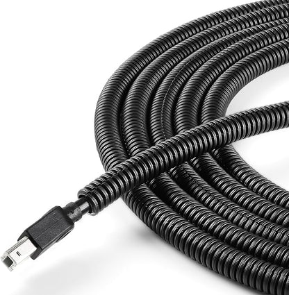 YCLYC Split Wire Loom 1/4 Inch, 13FT Wire Protector Tubing by YCLYC