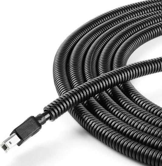 YCLYC Split Wire Loom 1/4 Inch, 13FT Wire Protector Tubing by YCLYC