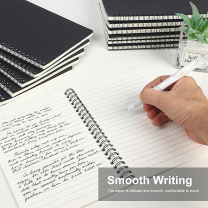 miikoul 60 Packs A5 Spiral Notebooks, 60 Sheets/120 Pages, Hardcover Lined - Image 4