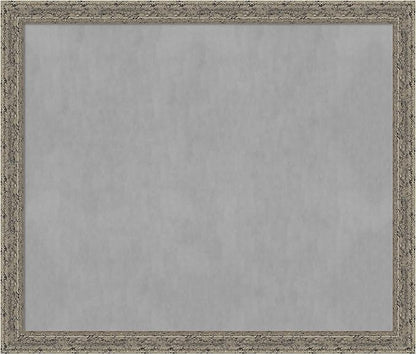Amanti Art Silver Framed Magnetic Board 45x53 Oversize Vision Board by AmantiArt