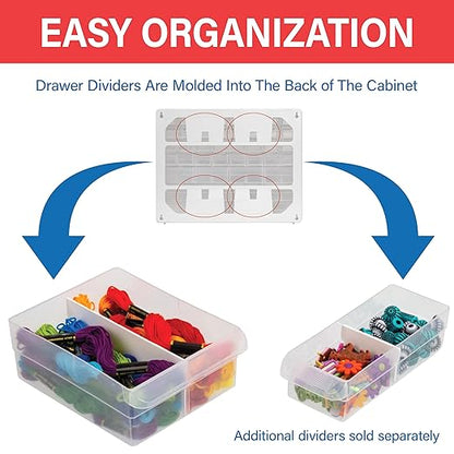 Akro-Mils 44-Drawer Plastic Drawer Storage Cabinet - Image 4