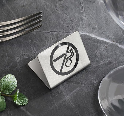 New Star Foodservice Stainless Steel Table Tent Sign, 2 x 1.5-Inch) - Image 5