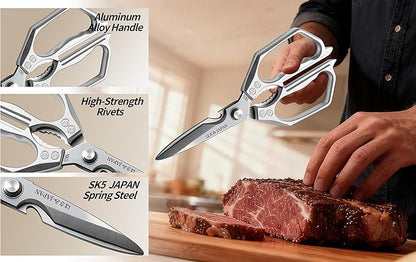 Kitchen Scissors Silver - Image 8
