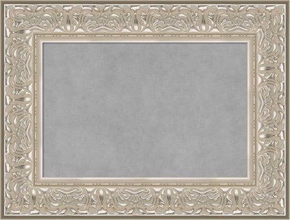 Amanti Art Silver Framed Magnetic Board 19x25 Small Vision Board by AmantiArt