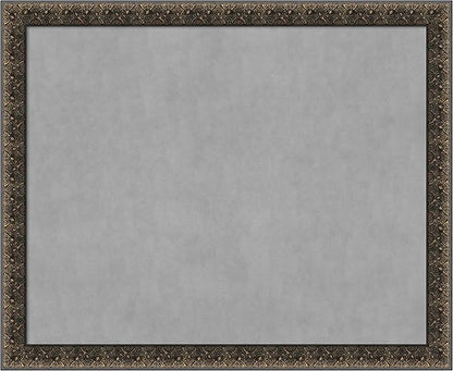 Amanti Art Black Framed Magnetic Board 37x45 X-Large Vision Board by AmantiArt