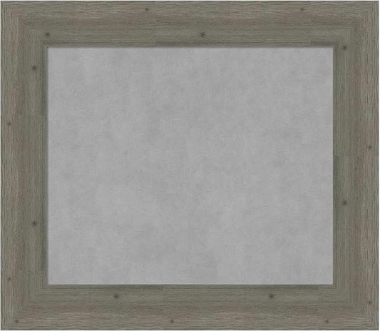 Amanti Art Grey Framed Magnetic Board 27x31 Medium Vision Board by AmantiArt